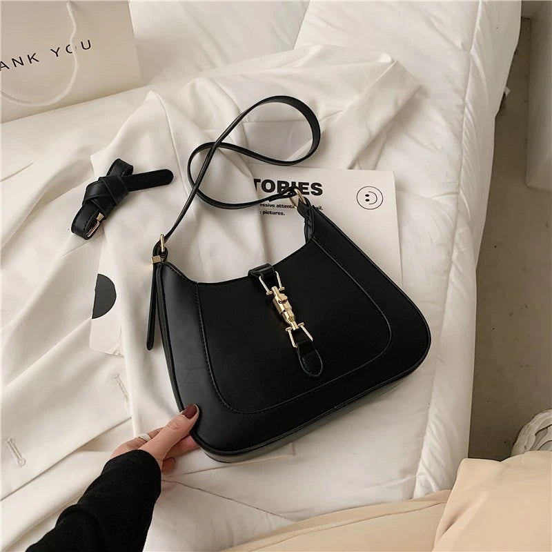 Luxury Brand Purses and Handbag Top End Quality Designer Leather Shoulder Crossbody Bag for Women 2023 Fashion Underarm Girl Sac