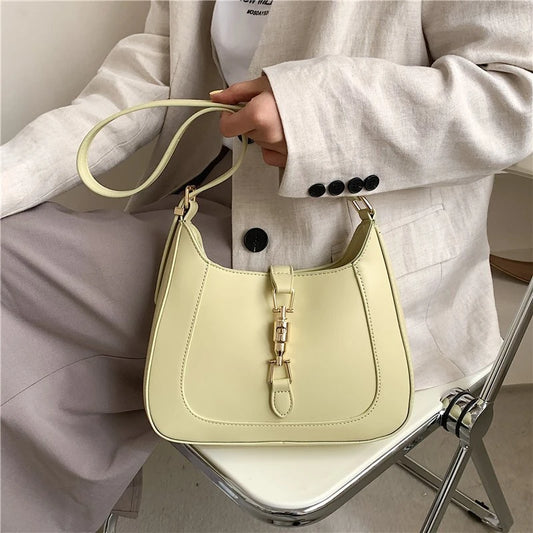 Luxury Brand Purses and Handbag Top End Quality Designer Leather Shoulder Crossbody Bag for Women 2023 Fashion Underarm Girl Sac